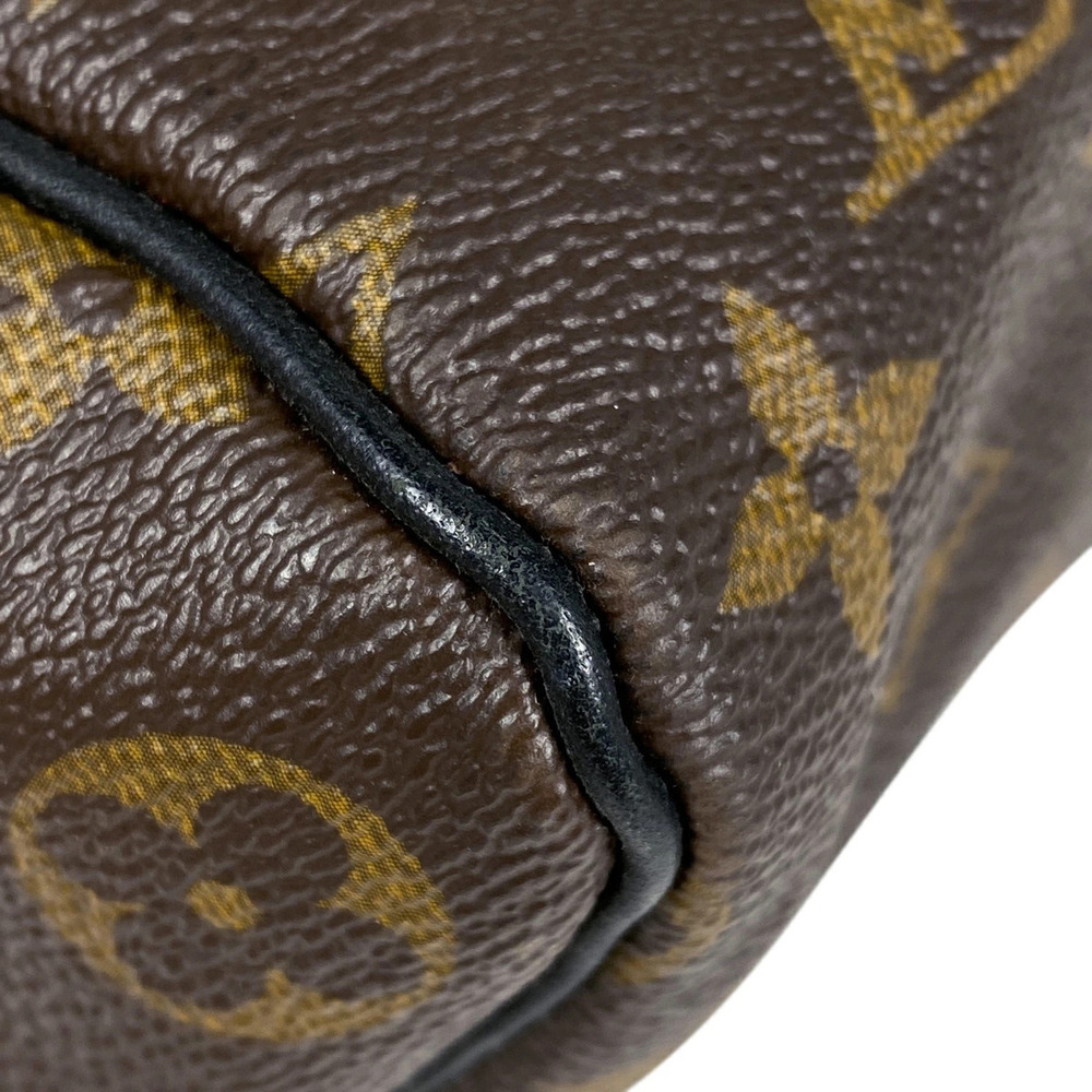 Louis Vuitton Keepall Bandouliere Shoulder Bag Macassar Brown Noir Black - Picture 5 of 7